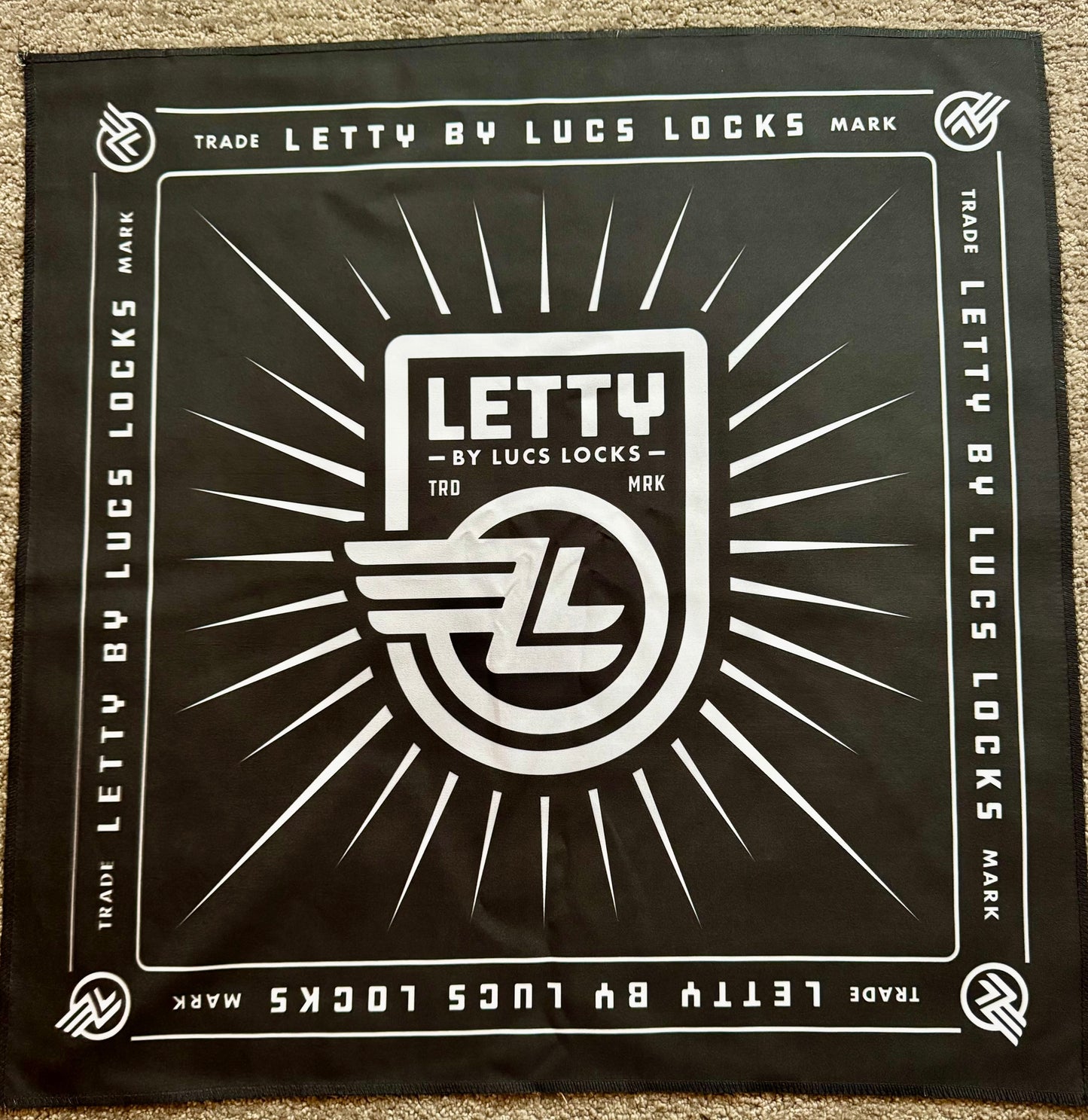 LL Brand Bandana BW
